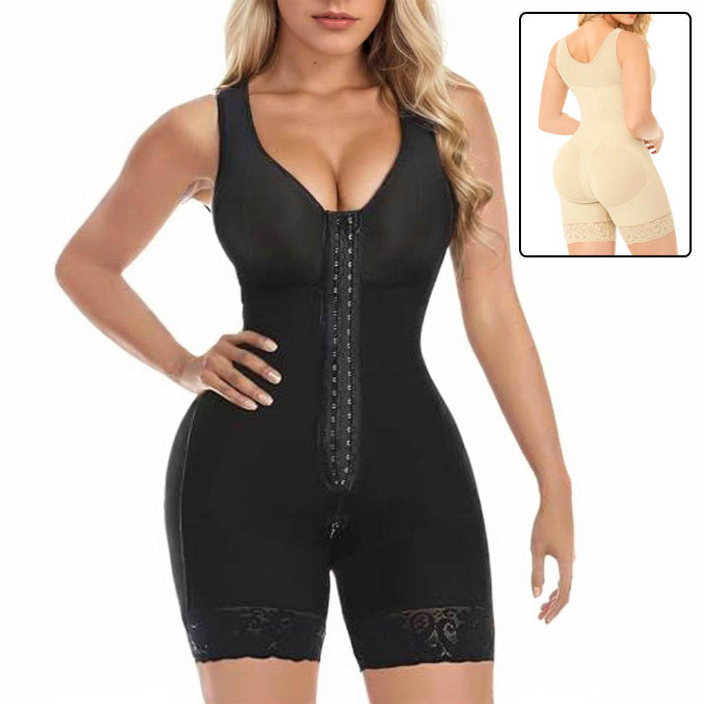 Fajas Colombiana Shapewear for Women Tummy Control Post Surgery Full Body Shaper Butt Lifter with Zipper Crotch Skimsbodysuits Elegant Bodysuit Faja Shaper