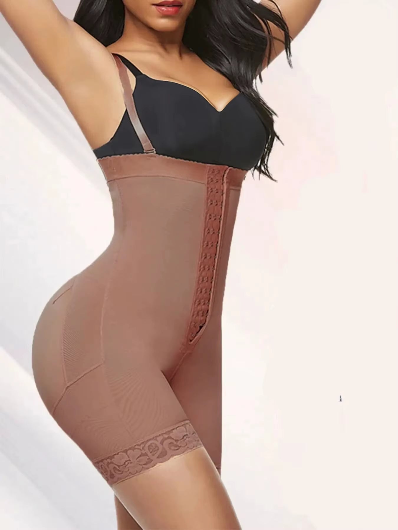 Faja Feelingirl Shapewear for Women Tummy Control Fajas Post Surgery Compression Body Shaper with Open Crotch